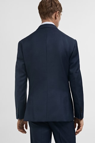 Veste costume Venecia 100 % laine vierge - Bleu marine