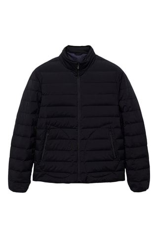 Veste matelassée rembourrage plumes - Bleu marine