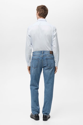 Chemise regular-fit coton stretch - Bleu ciel