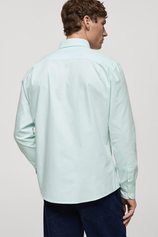 Chemise oxford 100 % coton - Vert pastel