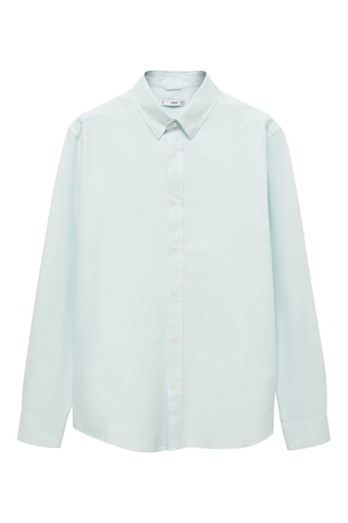 Chemise oxford 100 % coton - Vert pastel