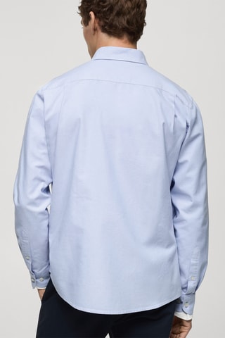 Chemise oxford 100 % coton - Bleu ciel