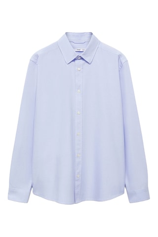 Chemise oxford 100 % coton - Bleu ciel