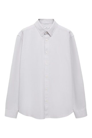 Chemise oxford 100 % coton - Gris