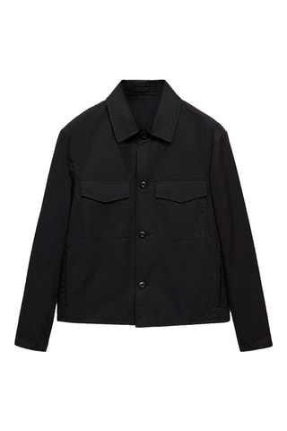 Surchemise relaxed-fit coton - Noir