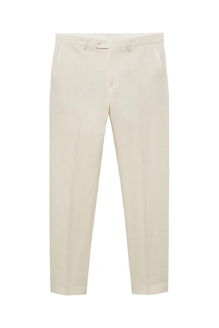 Pantalon costume Amalfi 100 % lin slim-fit - Ivoire