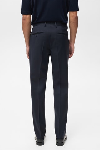 Pantalon de costume en laine froide - Bleu