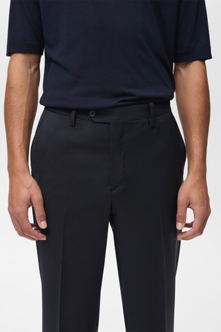 Pantalon de costume en laine froide - Bleu