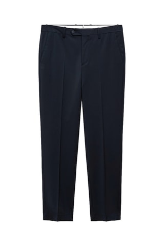 Pantalon de costume en laine froide - Bleu