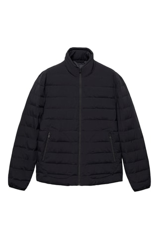 Veste matelassée rembourrage duvet et plumes - Bleu marine