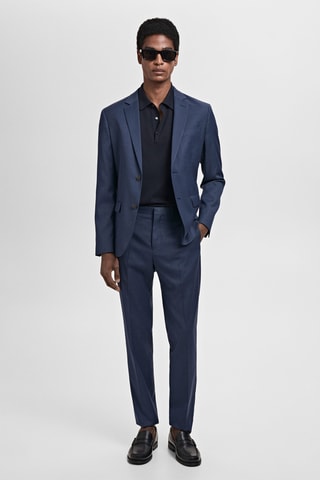 Pantalon costume Parí super slim-fit - Bleu encre