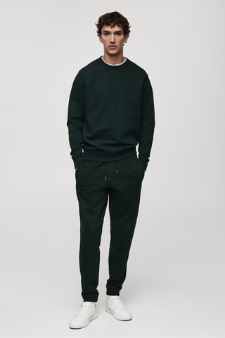 Sweat-shirt coton regular-fit - Vert