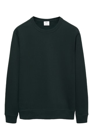 Sweat-shirt coton regular-fit - Vert