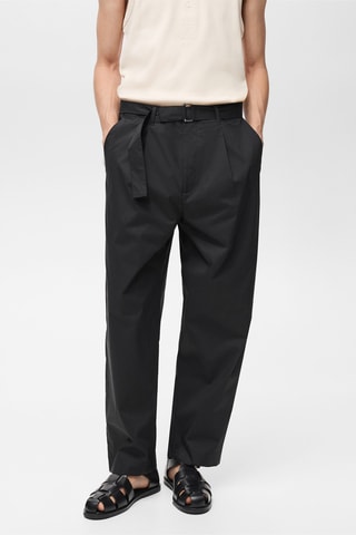 Pantalon technique relaxed-fit - Noir
