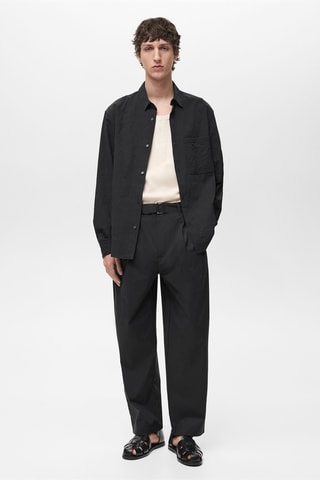 Pantalon technique relaxed-fit - Noir
