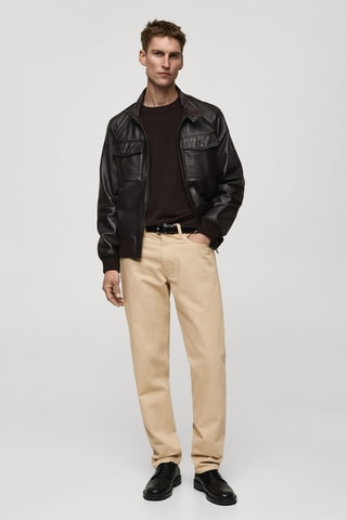 Jean Bob regular-fit - Beige