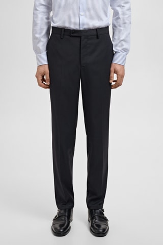 Pantalon costume Monaco slim-fit - Bleu marine