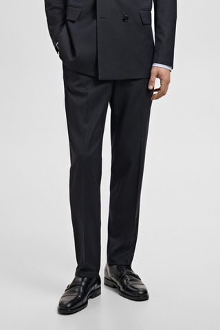 Pantalon costume Monaco slim-fit - Bleu marine