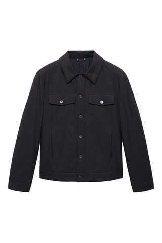 Veste matelassée résistante à l'eau - Bleu marine