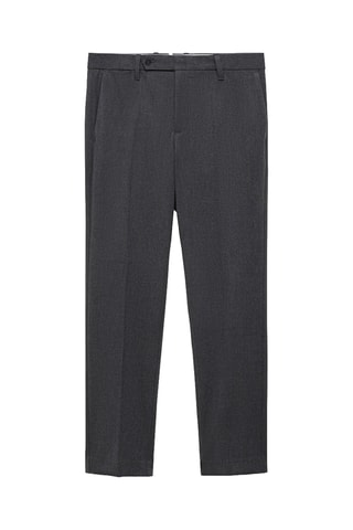 Pantalon flanelle regular-fit - Gris