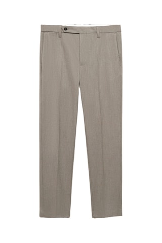 Pantalon flanelle regular-fit - Gris