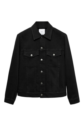 Blouson en jean poches - Noir denim