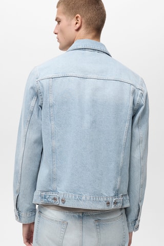 Blouson en jean poches - Bleu clair