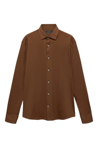 Chemise comfort stretch non-iron - Orange