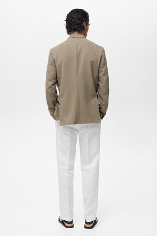 Veste de costume slim fit laine froide - Gris