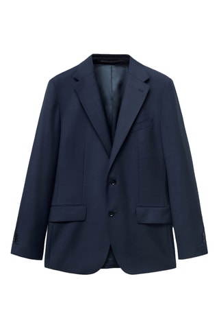 Veste costume Venecia 100 % laine vierge - Bleu marine