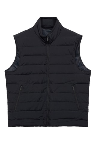 Gilet matelassé rembourrage duvet et plumes - Bleu marine