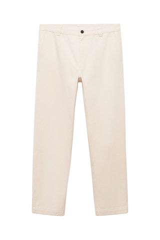 Jean coton regular-fit - Blanc cassé