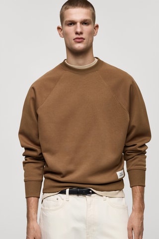 Sweat-shirt relaxed-fit - Marron