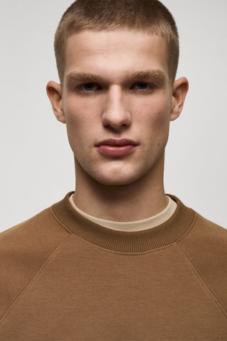 Sweat-shirt relaxed-fit - Marron