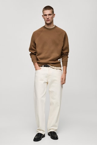 Sweat-shirt relaxed-fit - Marron