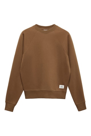 Sweat-shirt relaxed-fit - Marron