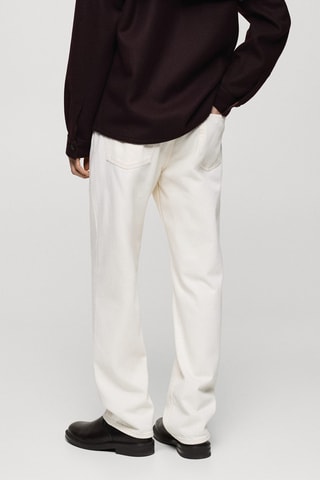 Jean Moby straight-fit - Blanc cassé