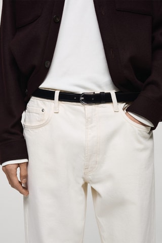 Jean Moby straight-fit - Blanc cassé