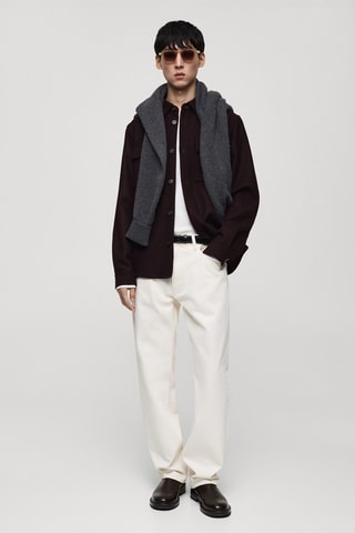 Jean Moby straight-fit - Blanc cassé