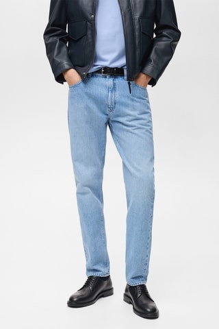 Jean selvedge tapered-fit - Bleu