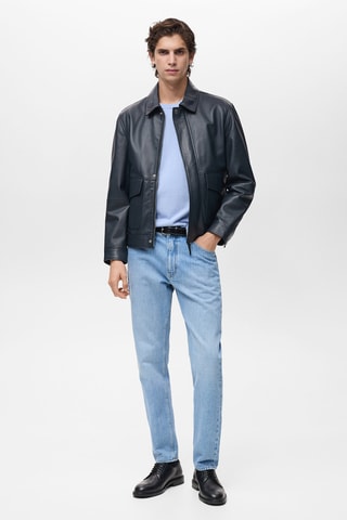 Jean selvedge tapered-fit - Bleu