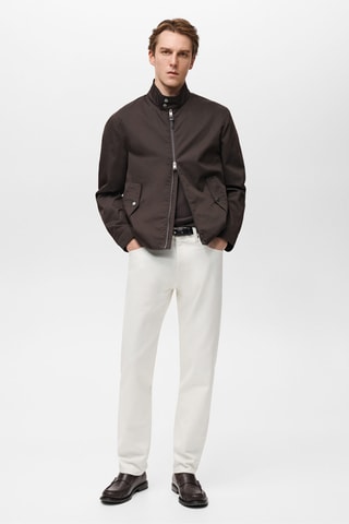 Jean selvedge tapered -fit - Blanc cassé