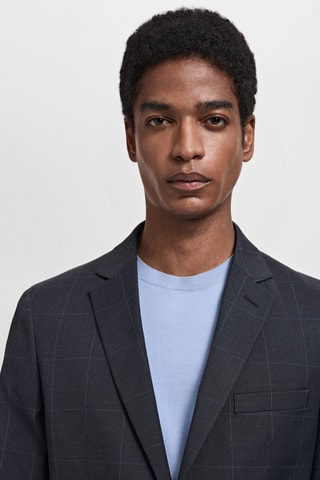 Veste costume París super slim-fit - Bleu marine foncé