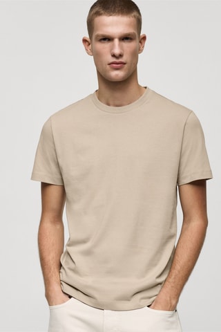 Chemise coton slim fit - Ecru