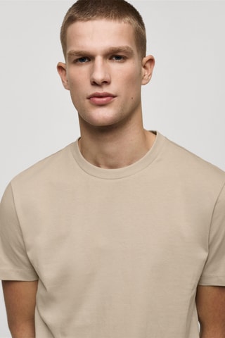 Chemise coton slim fit - Ecru