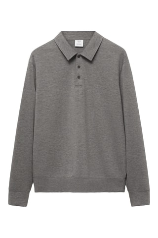 Sweat-shirt polo regular-fit - Anthracite