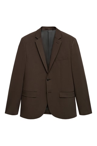 Veste costume París super slim-fit - Marron