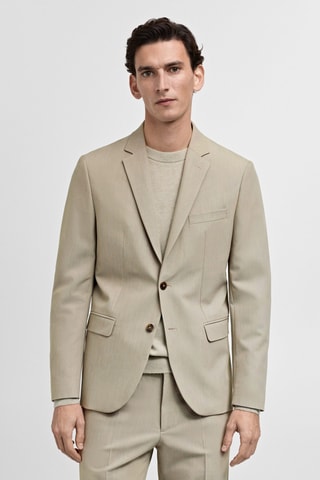 Veste costume París super slim-fit - Beige