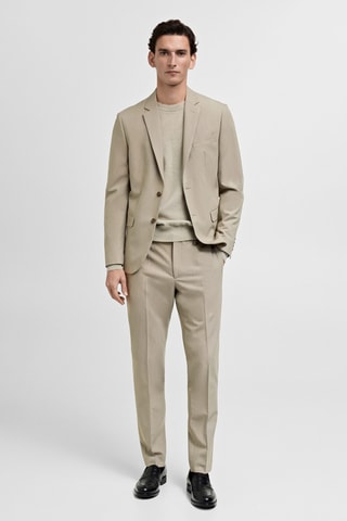 Veste costume París super slim-fit - Beige