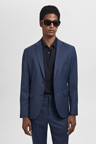 Veste costume París super slim-fit - Bleu encre